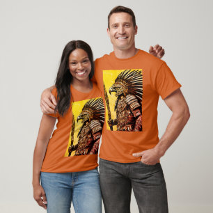 Camiseta Aztec Eagle Warrior T-Shirt - Tatuagem Itrata