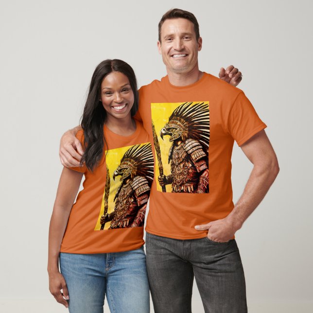Camiseta Aztec Eagle Warrior T-Shirt - Tatuagem Itrata (Unissex)