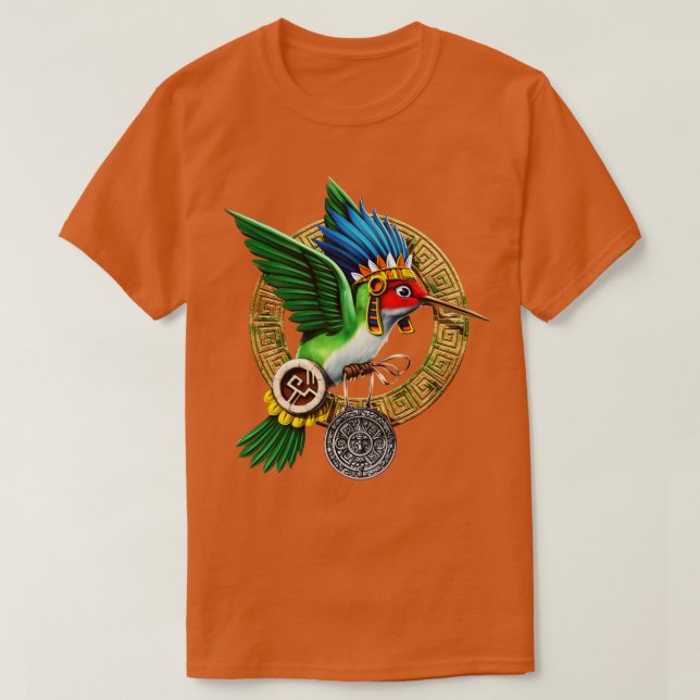 Camiseta Aztec Hummingbird (Frente do Design)