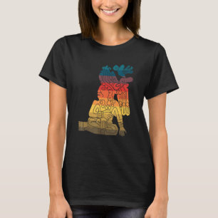 Camiseta Aztec Mayan Sitting Man Incan