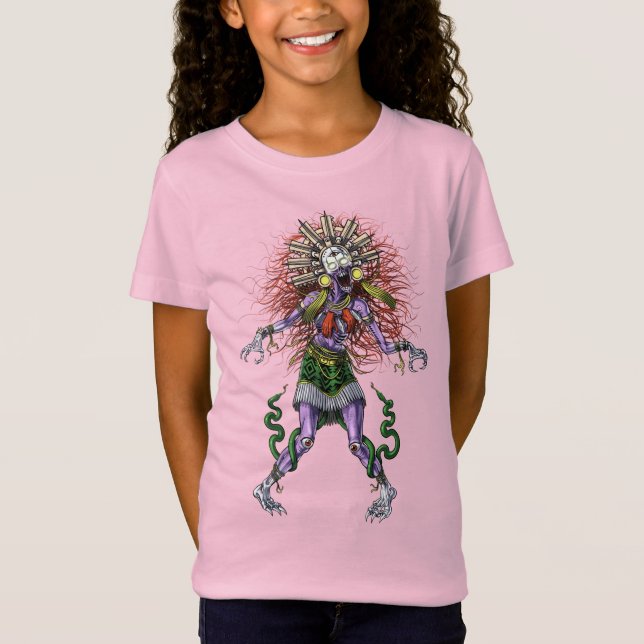 Camiseta Aztec Mythology Deity Tzitzimitl (Frente)