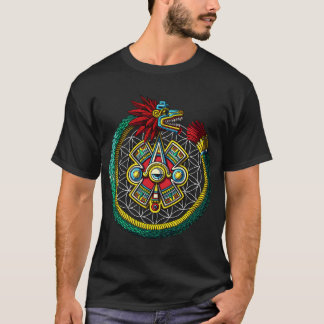 Camiseta Aztec Quetzalcoatl Ouroboros