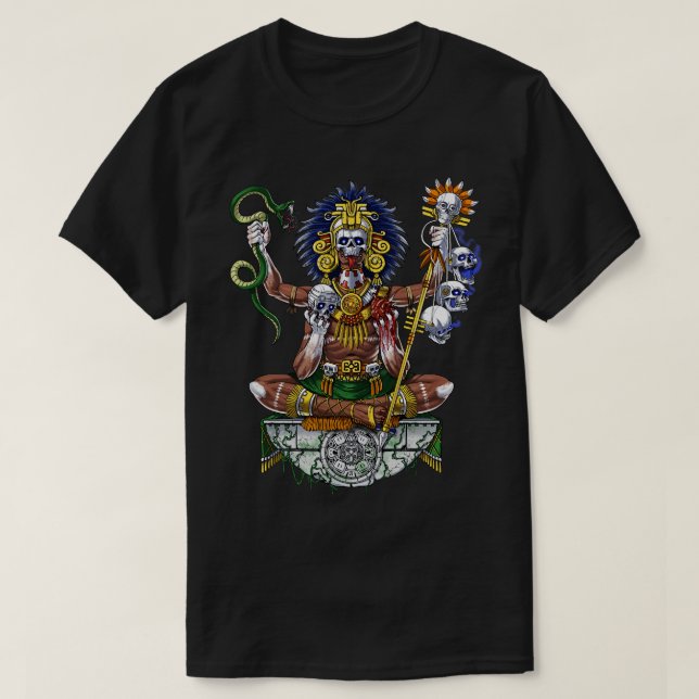 Camiseta Aztec Shaman (Frente do Design)