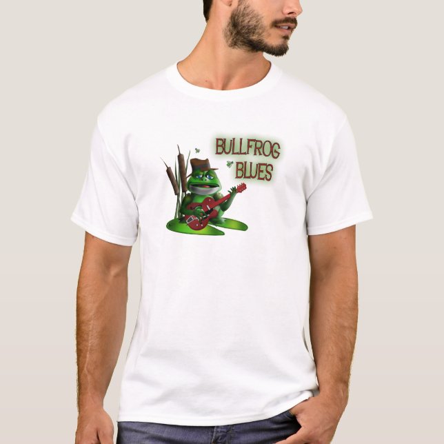 Camiseta Azuis da rã-gigante (Frente)