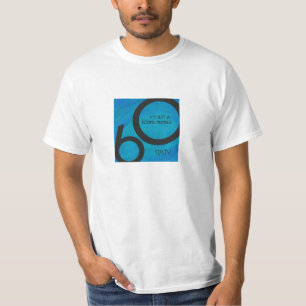Camiseta Azul aniversário de 60 décadas