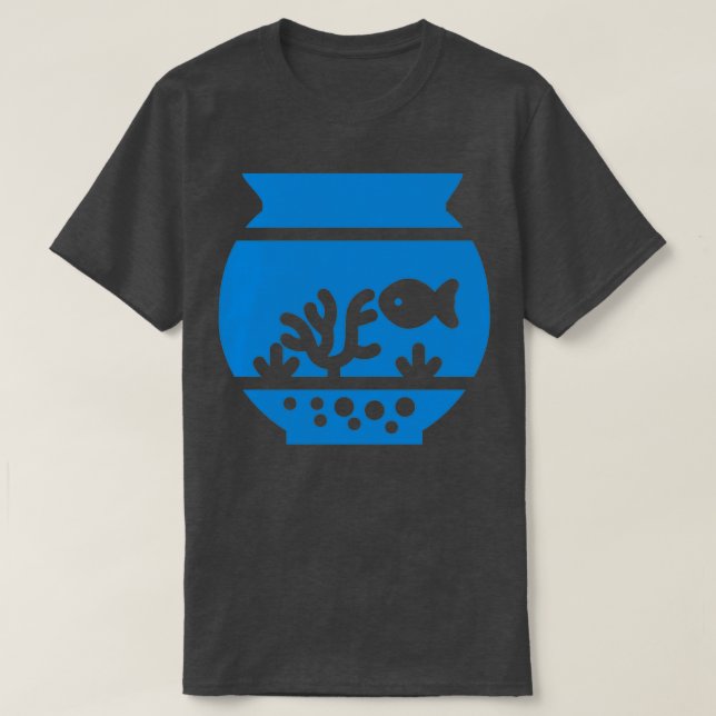 Camiseta Azul-aquário simples (Frente do Design)