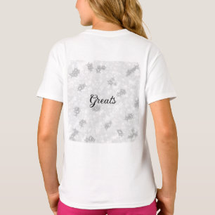 Camiseta azul-arco-íris colorido T SHIRT
