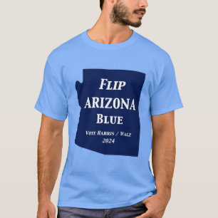 Camiseta Azul Arizona sacudir em 2024