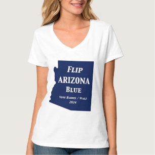 Camiseta Azul Arizona sacudir em 2024