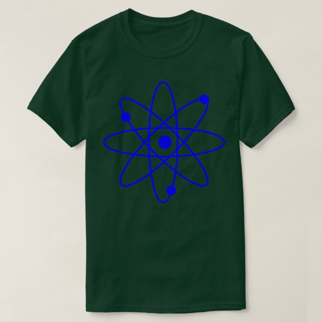 Camiseta Azul Atom (Frente do Design)