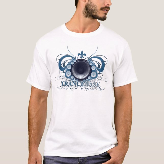 Camiseta Azul baixo do Trance (Frente)