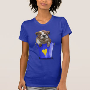 Camiseta Azul Balde De Amor