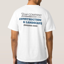 Camiseta Azul Básico, Cinza e Preto com Logotipo