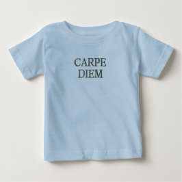 Camiseta azul-bebê Carpe Diem