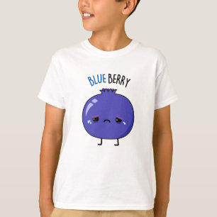 Camiseta Azul-Berry-Cute Blueberry Pun