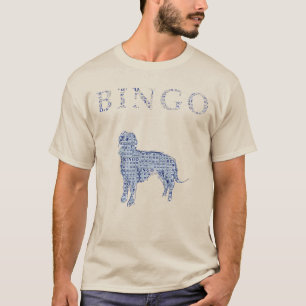 Camiseta Azul-bingo (Cartoon)