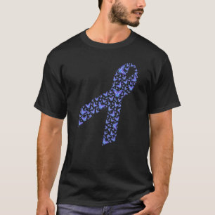 Camiseta Azul Borboletas Diabetes Mensal Diabetes