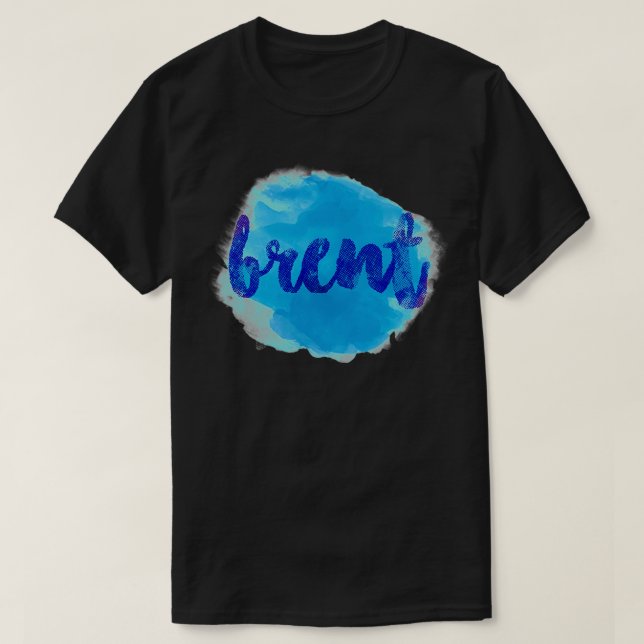 Camiseta Azul BRENT (Frente do Design)