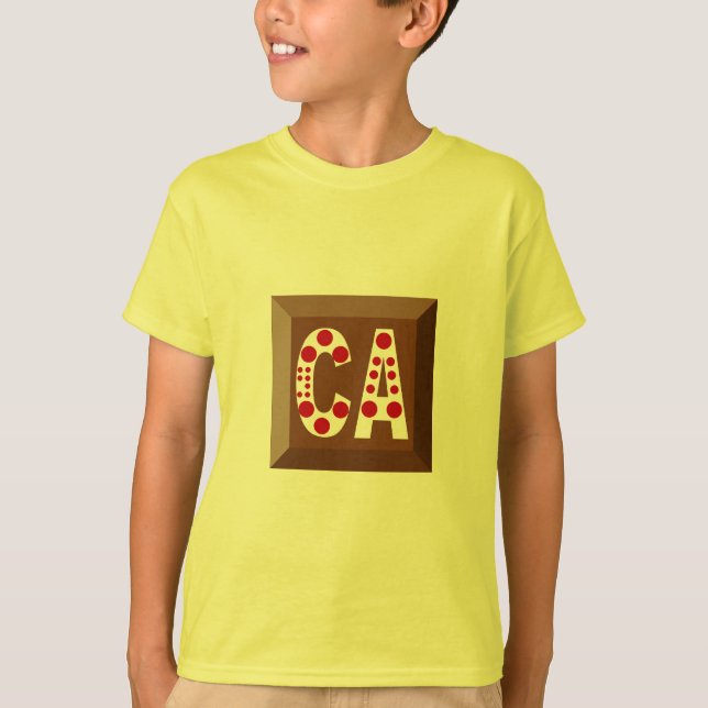 Camiseta azul camiseta-azul CANADA CHOCOLATE CANDI (Frente)