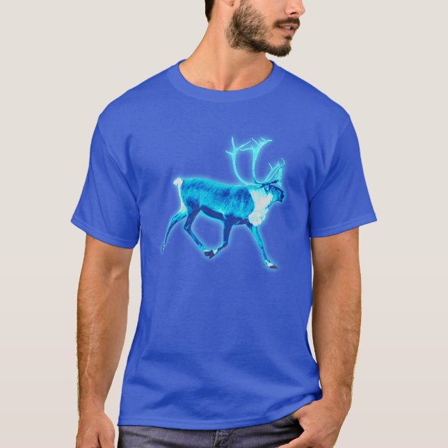 Camiseta Azul-Cariou (Névoa) (Frente)