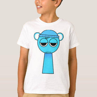 Camiseta Azul Celeste de Sprunki Retomar