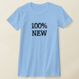 Camiseta Azul claro 100% novo