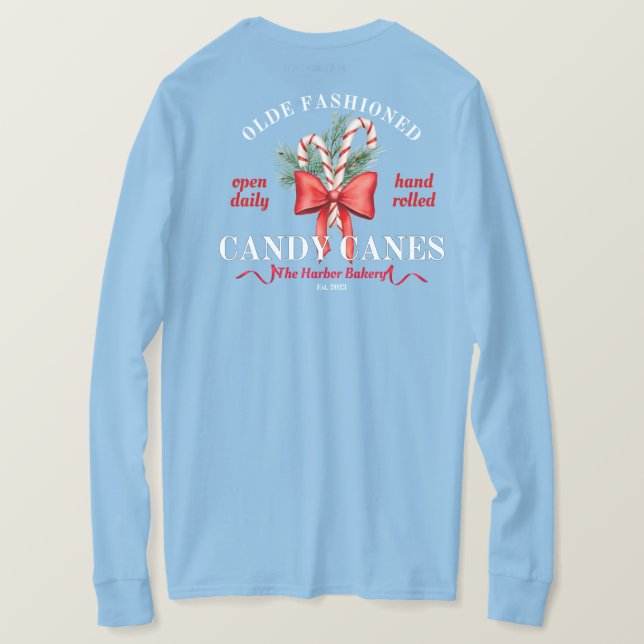 Camiseta Azul claro da padaria do Porto (Verso do Design)