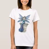 Camiseta Azul Claro Fada Gótica