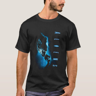 Camiseta Azul Clássico do Filme de alienígena