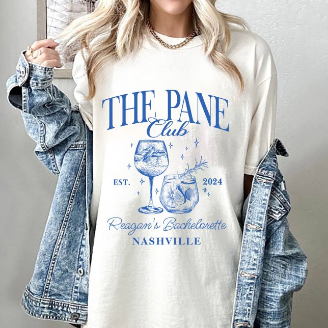 Camiseta Azul-coquetel retrovisor personalizado (Criador carregado)