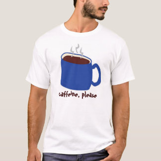 Camiseta Azul da cafeína