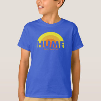 Camiseta Azul da Equipe da Criança