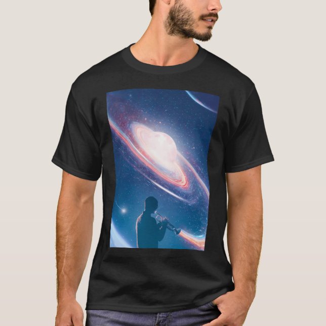 Camiseta Azul da Lua (Frente)
