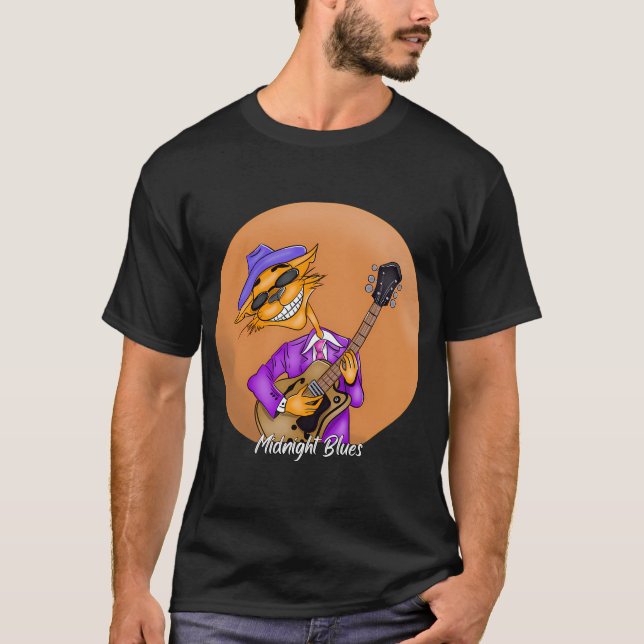 Camiseta Azul da Meia-Noite (Frente)