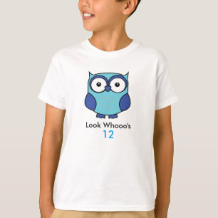 Camiseta Azul de Aniversário Personalizado