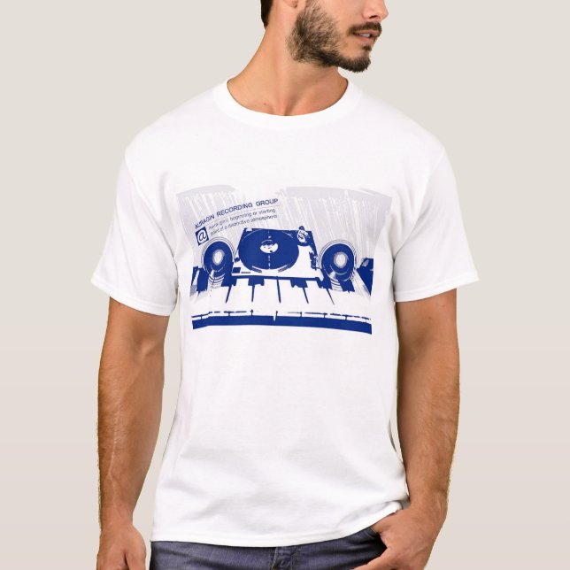 Camiseta Azul de Auragin (Frente)
