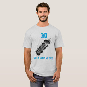 Camiseta Azul de Cyclocross - o inverno da CX faz-me