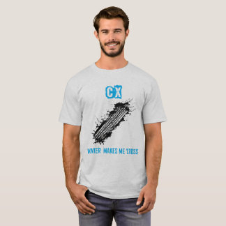 Camiseta Azul de Cyclocross - o inverno da CX faz-me