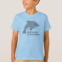 Camiseta Azul de Golfinho Lubrioso