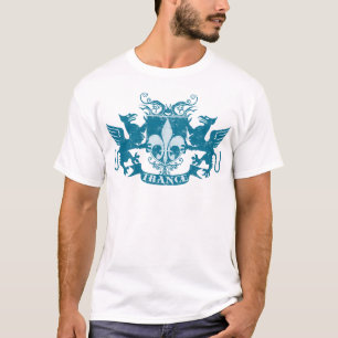 Camiseta Azul de Griffons do Trance