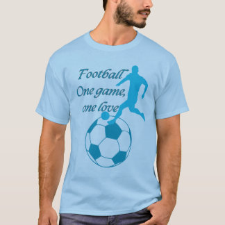 Camiseta Azul de jogo de futebol