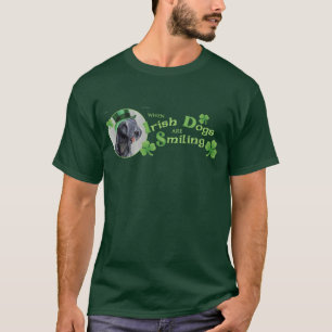 Camiseta Azul de Kerry Terrier do dia de St Patrick
