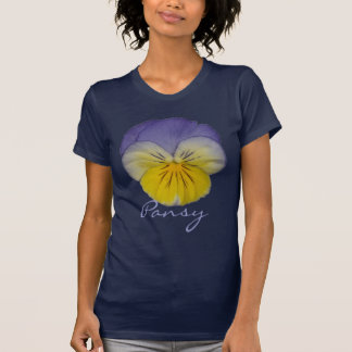 Camiseta azul do amarelo do amor perfeito 2a