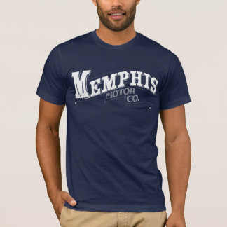 Camiseta Azul do Camisa-Marinho do Co. do motor de Memphis