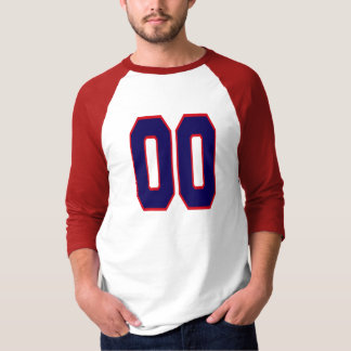 CAMISETA AZUL DO DOBRO & VERMELHO ZERO