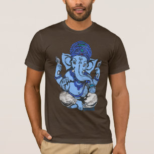 Camiseta azul do ganesh