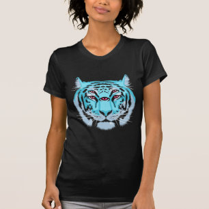 Camiseta Azul do guia do espírito do tigre