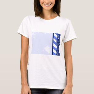 Camiseta Azul do inverno