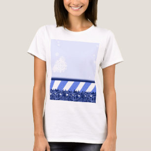 Camiseta Azul do inverno