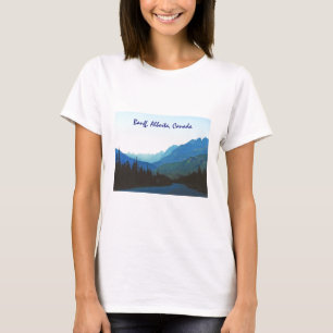 Camiseta Azul do jaspe de Banff